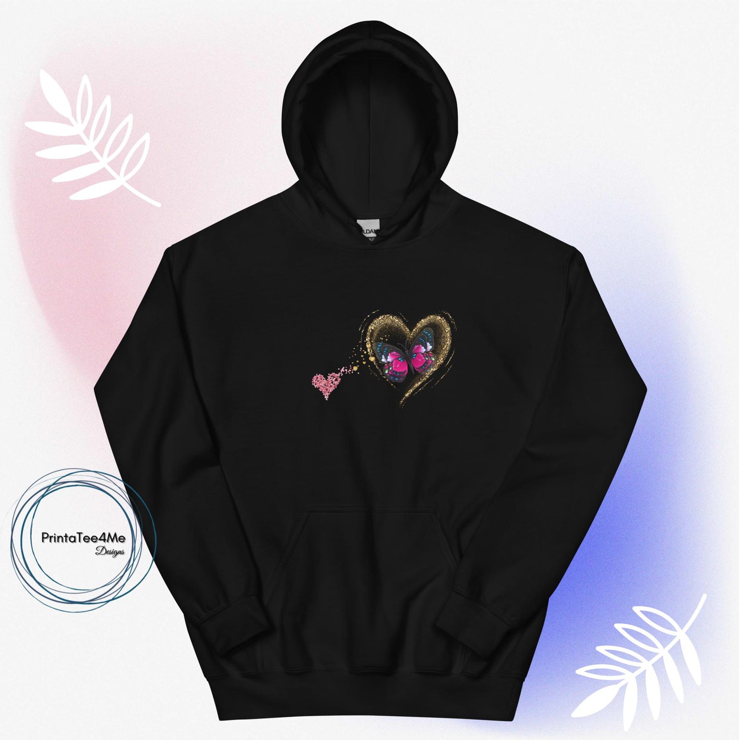 Heart-Pregnancy Loss Design Hoodie