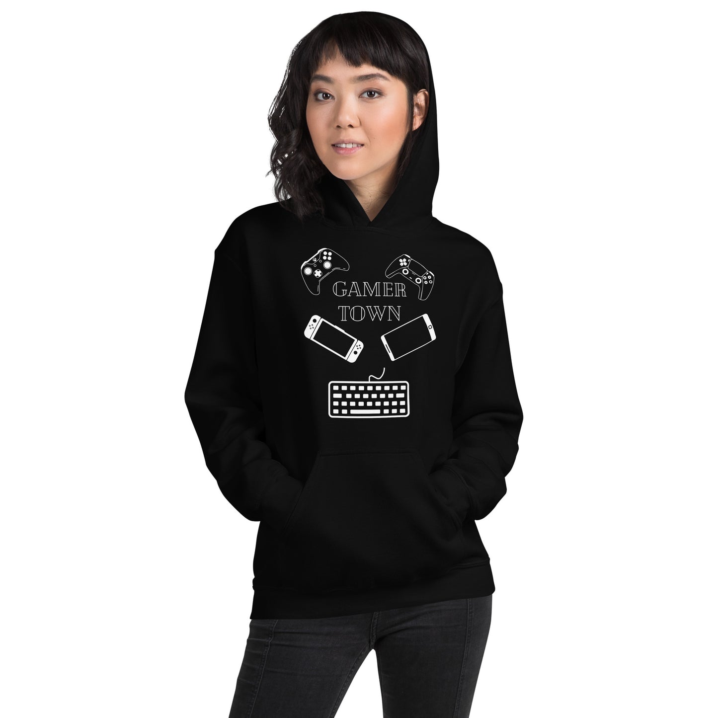 Gamer Town-Teen Hoodie