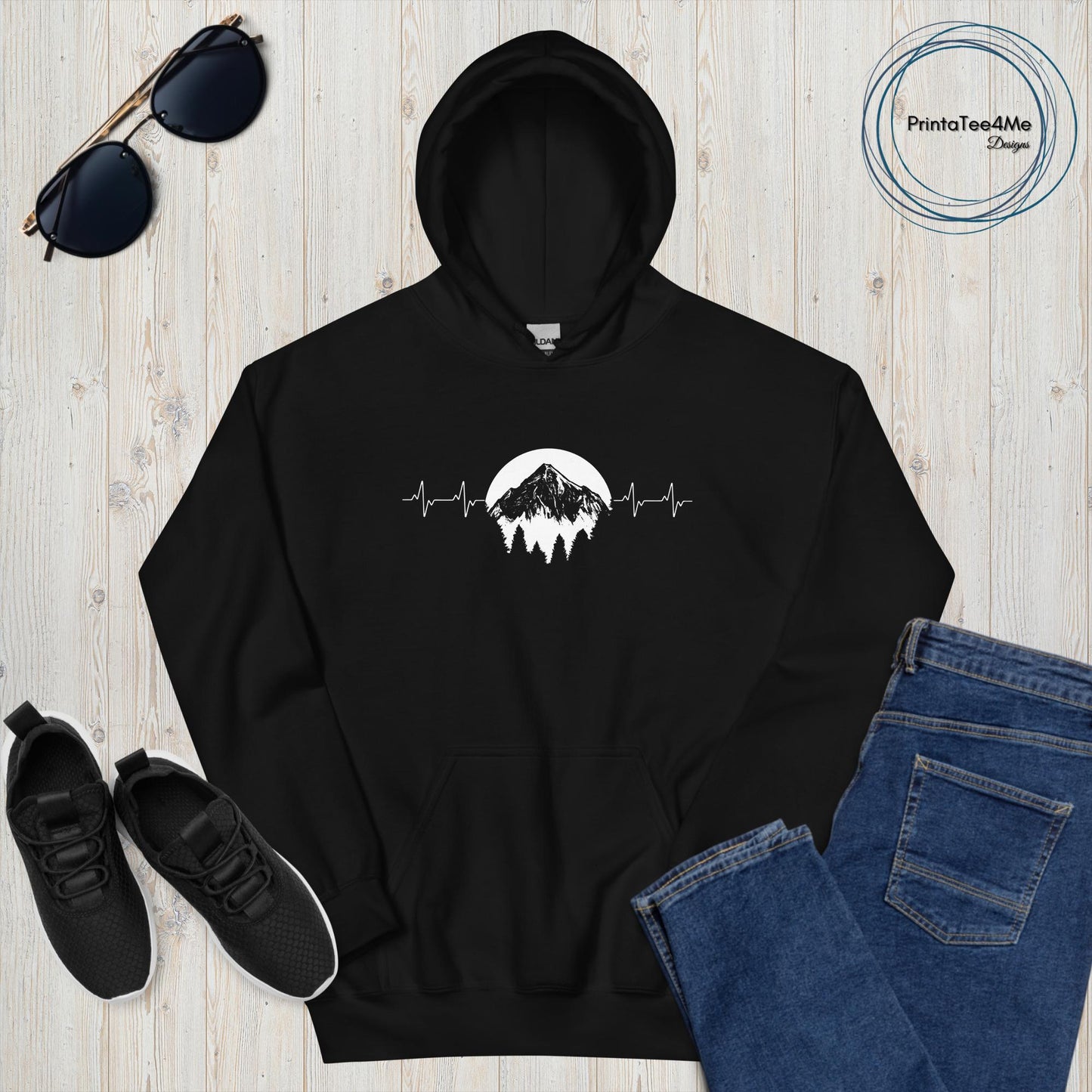 Mountain Heart Beat - Hoodie