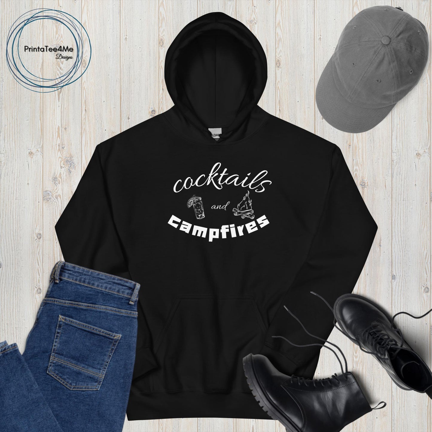 Cocktails and Campfires - Hoodie