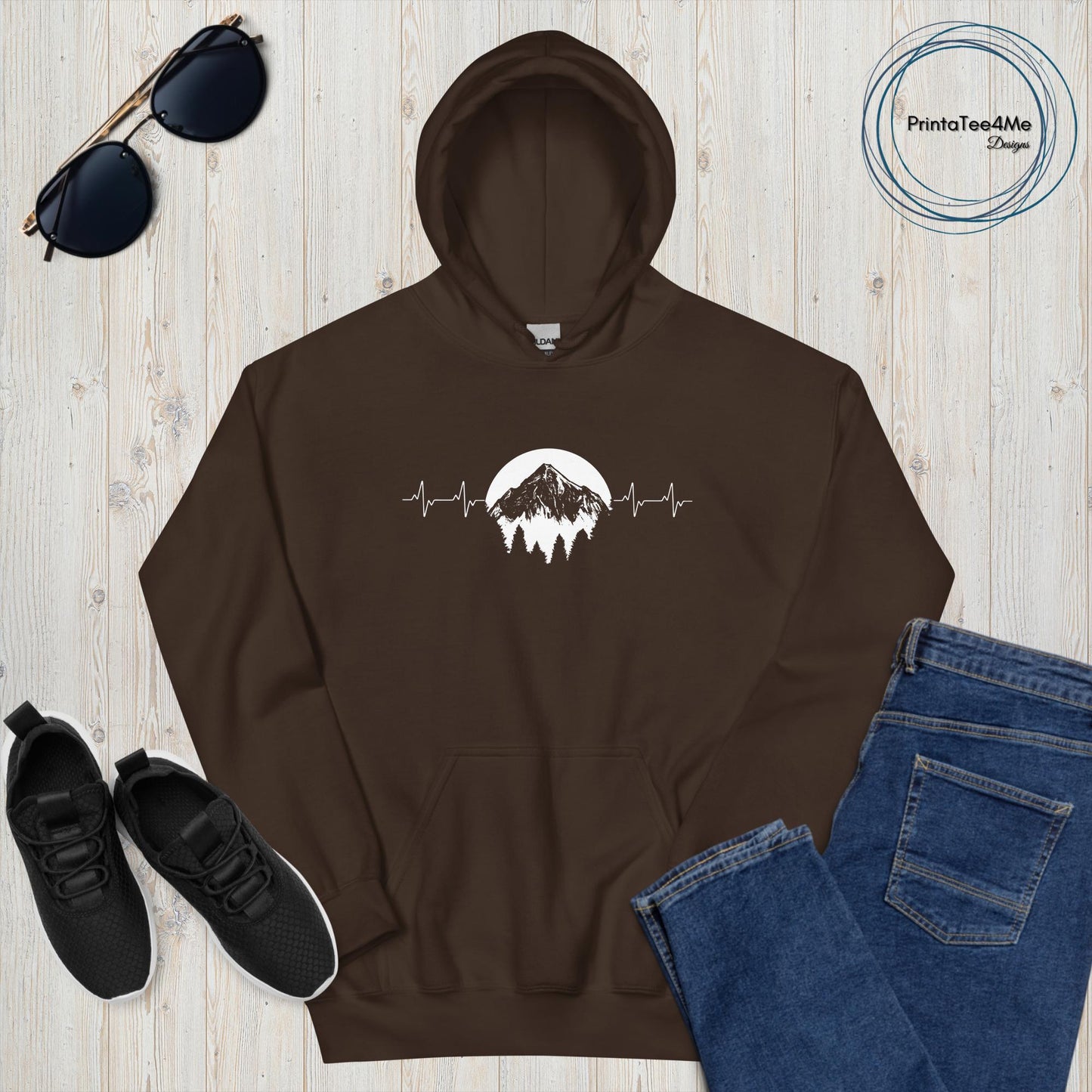 Mountain Heart Beat - Hoodie