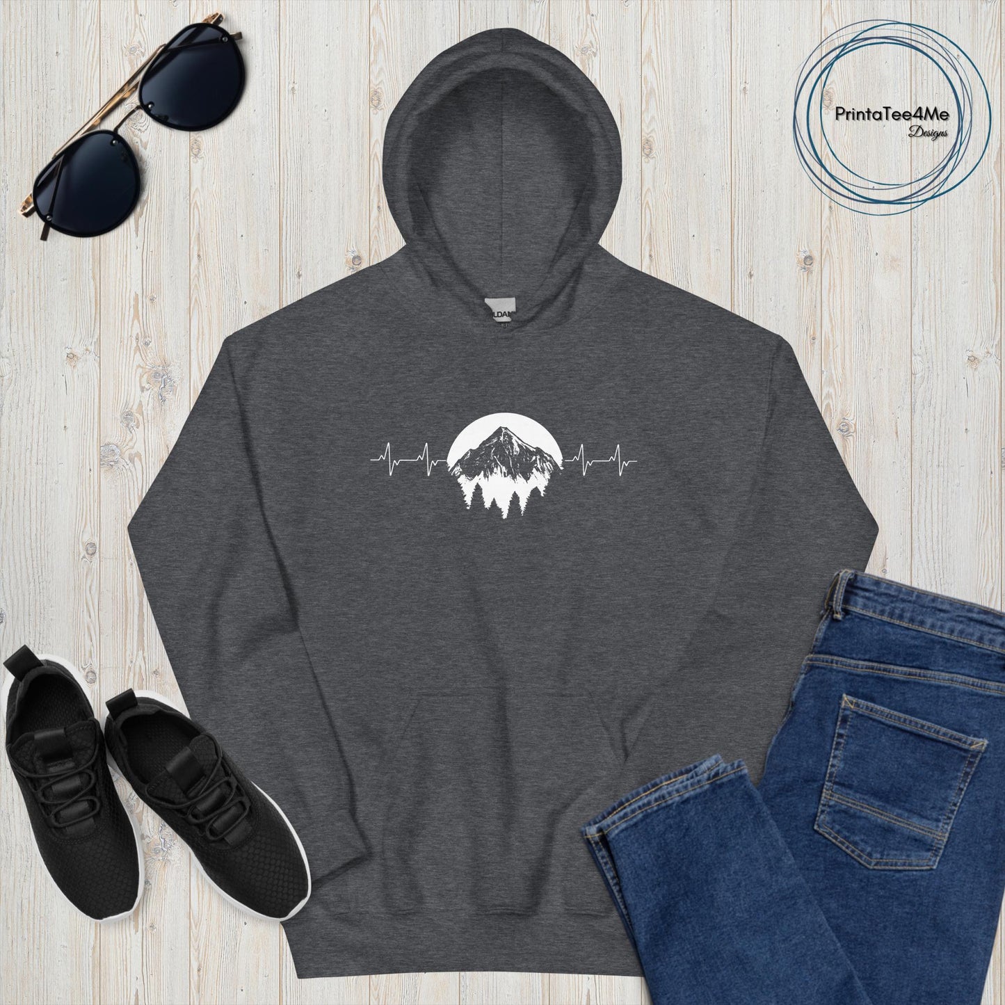 Mountain Heart Beat - Hoodie