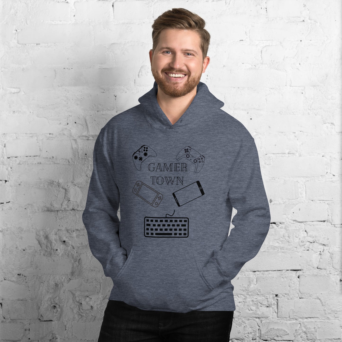 Gamer Town-Teen Hoodie