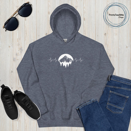 Mountain Heart Beat - Hoodie