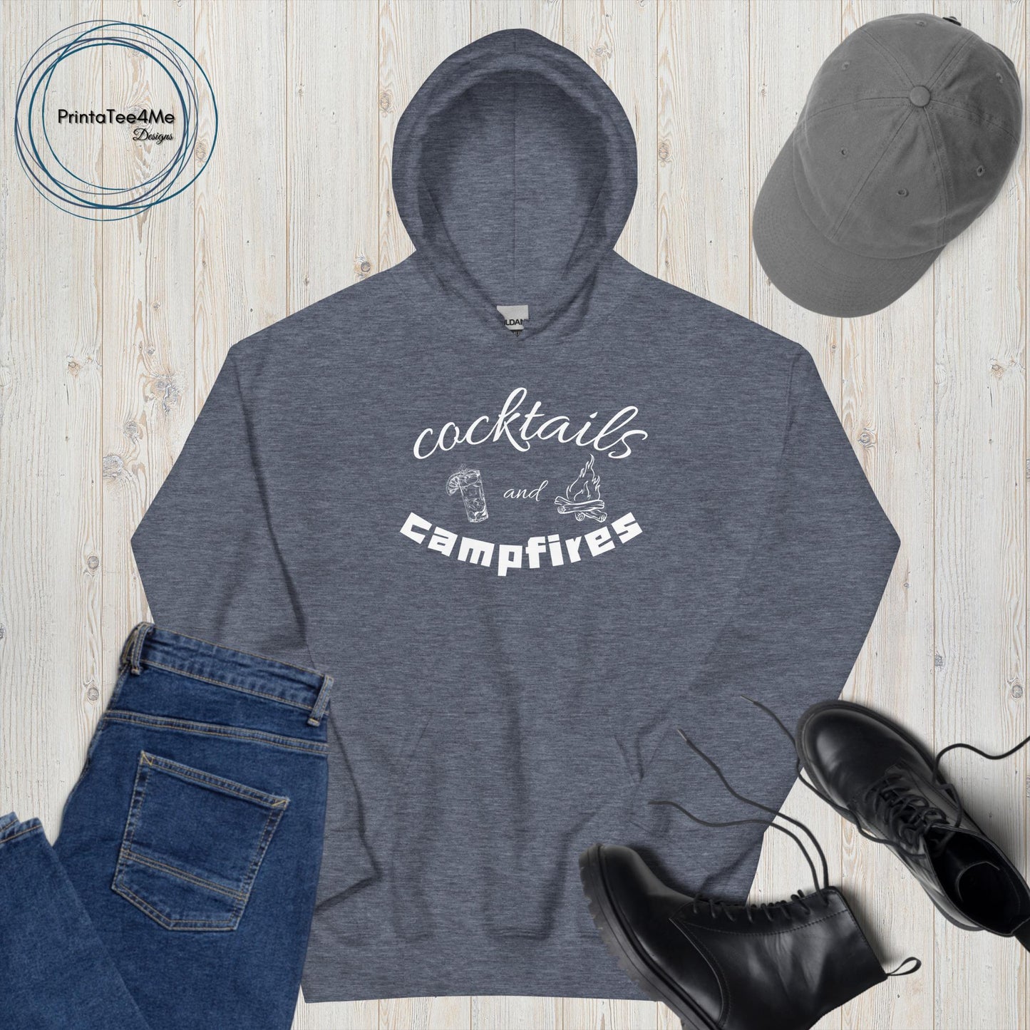 Cocktails and Campfires - Hoodie