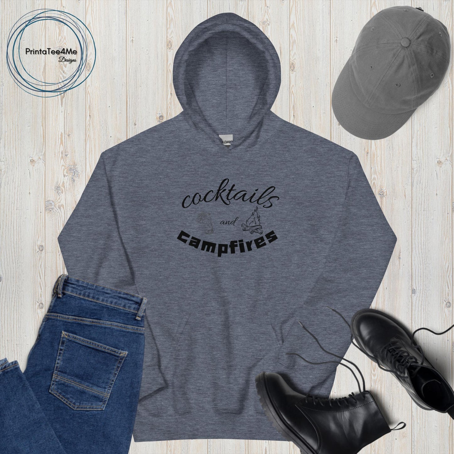 Cocktails and Campfires - Hoodie