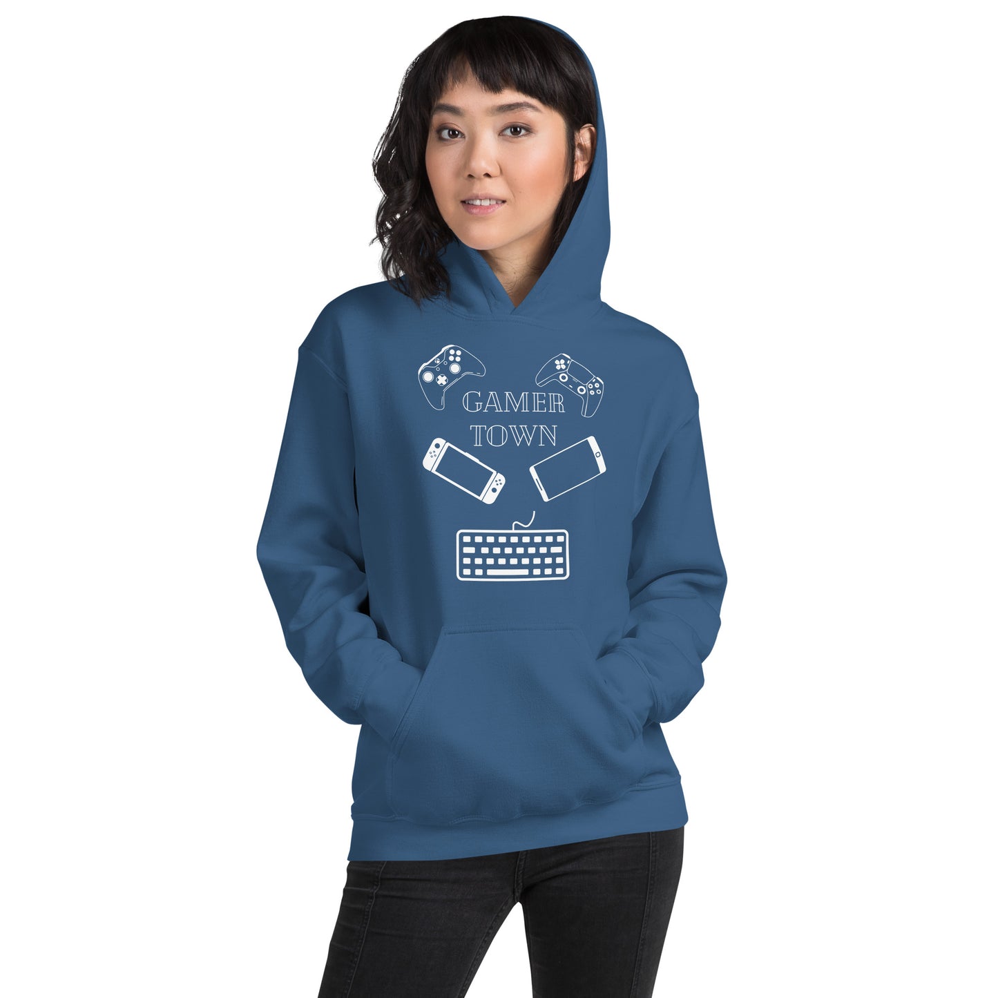 Gamer Town-Teen Hoodie