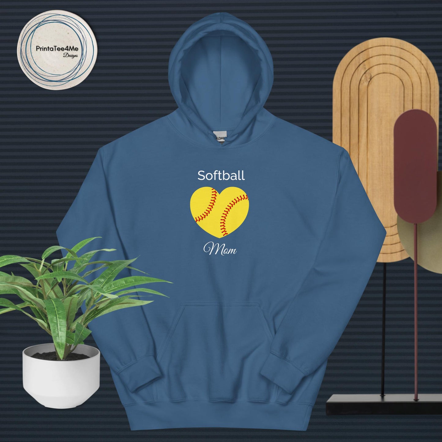 Softball Mom-Hoodie