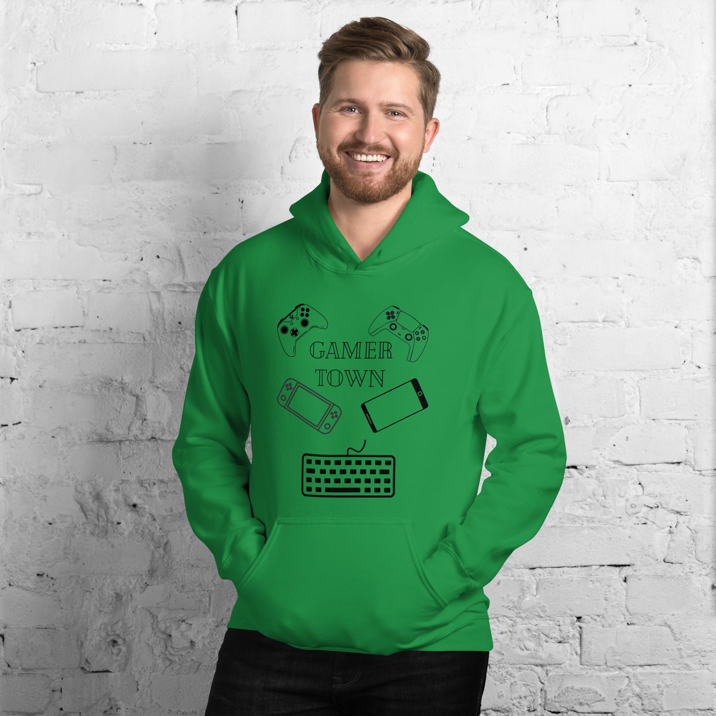 Gamer Town-Teen Hoodie