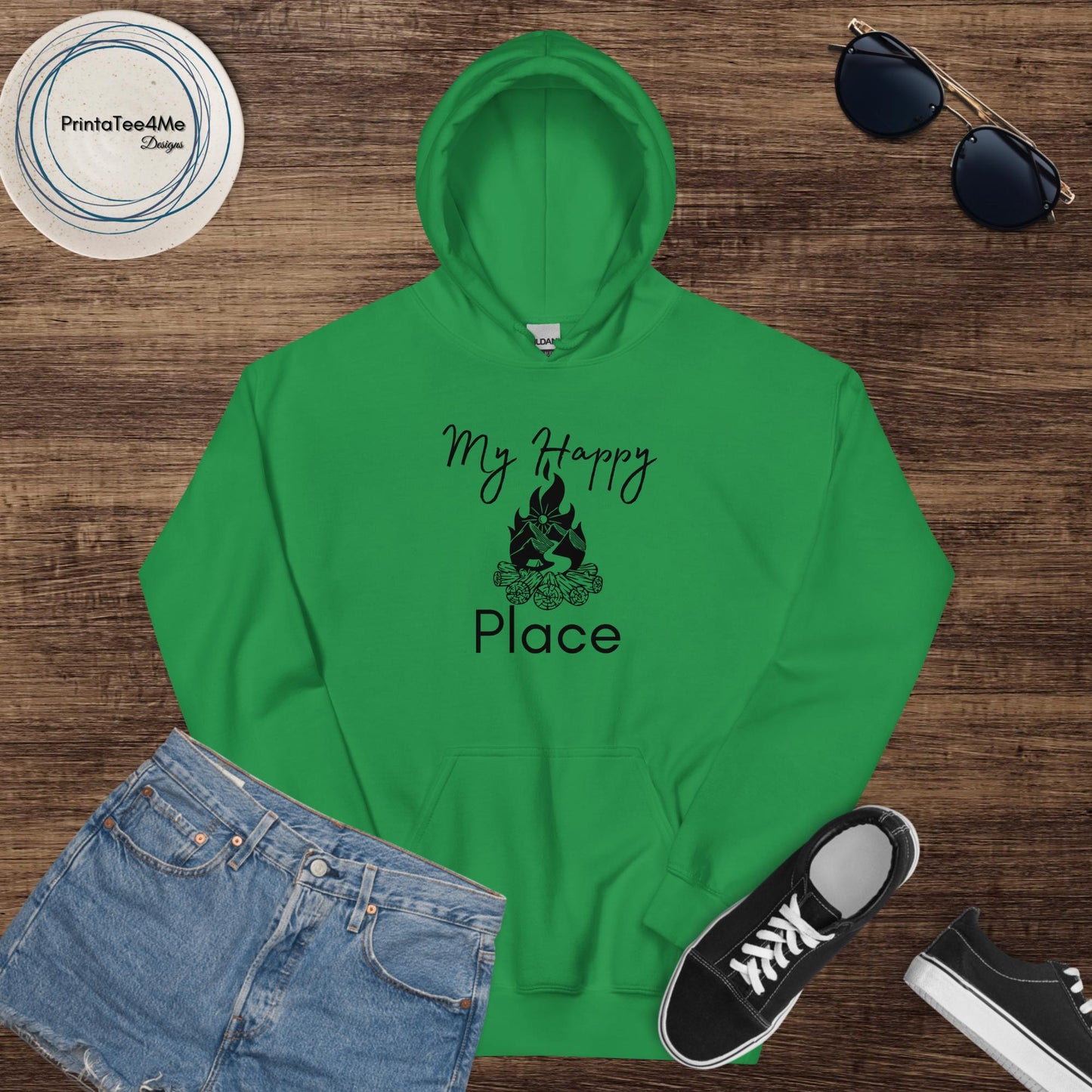 Happy Place Fire -  Hoodie