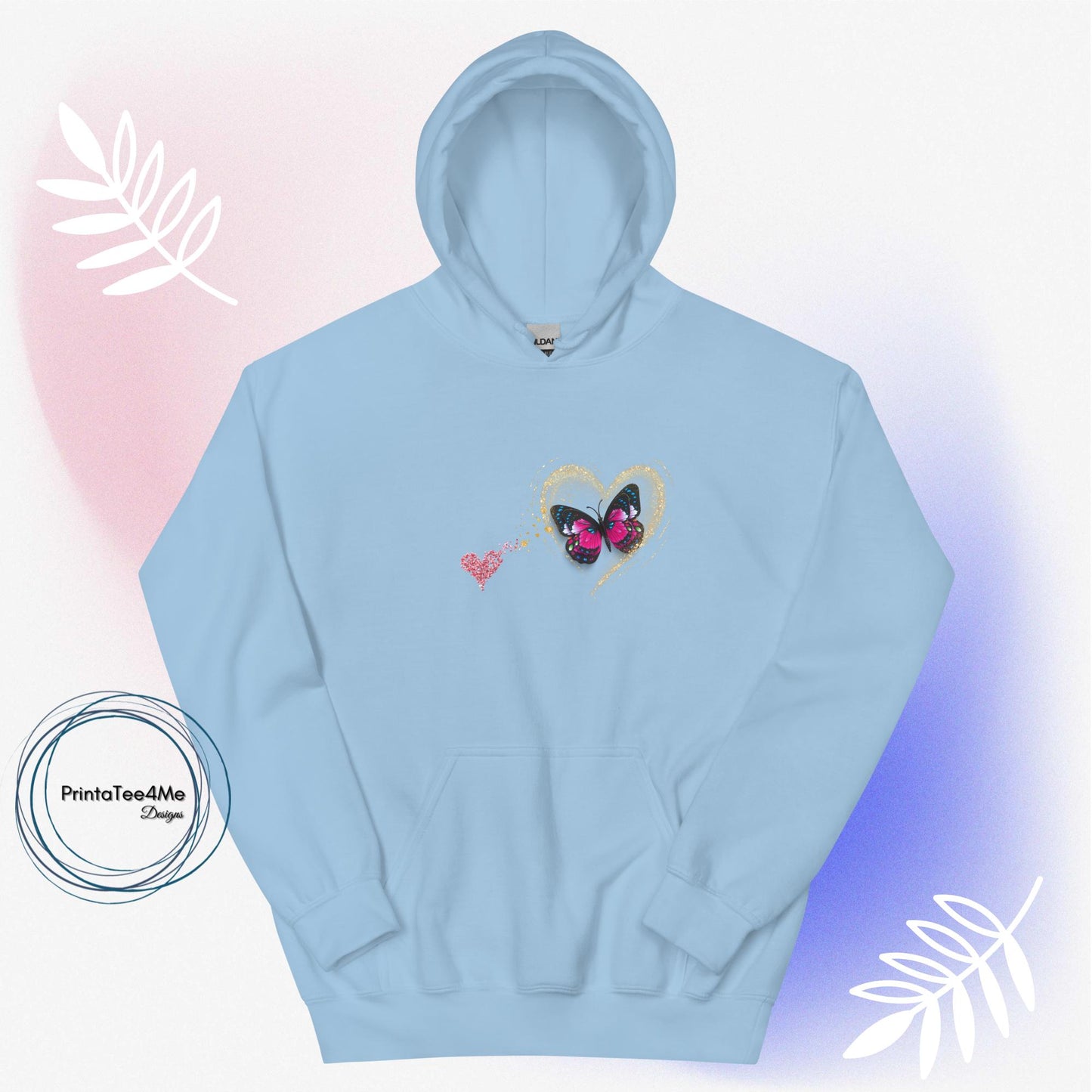 Heart-Pregnancy Loss Design Hoodie