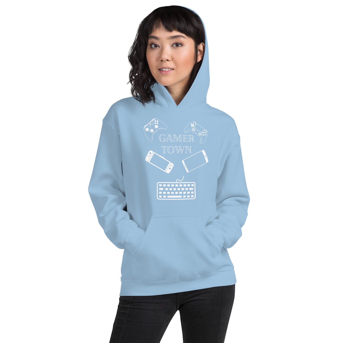 Gamer Town-Teen Hoodie