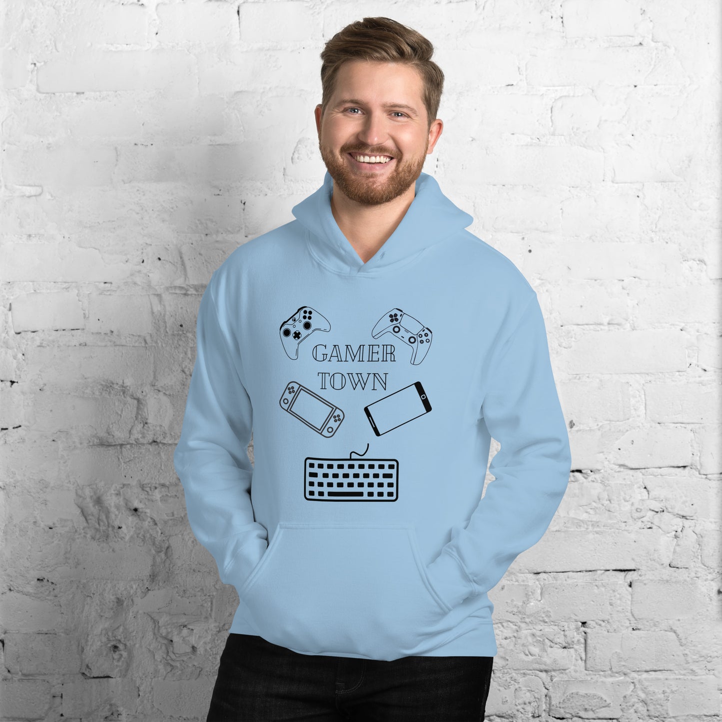 Gamer Town-Teen Hoodie