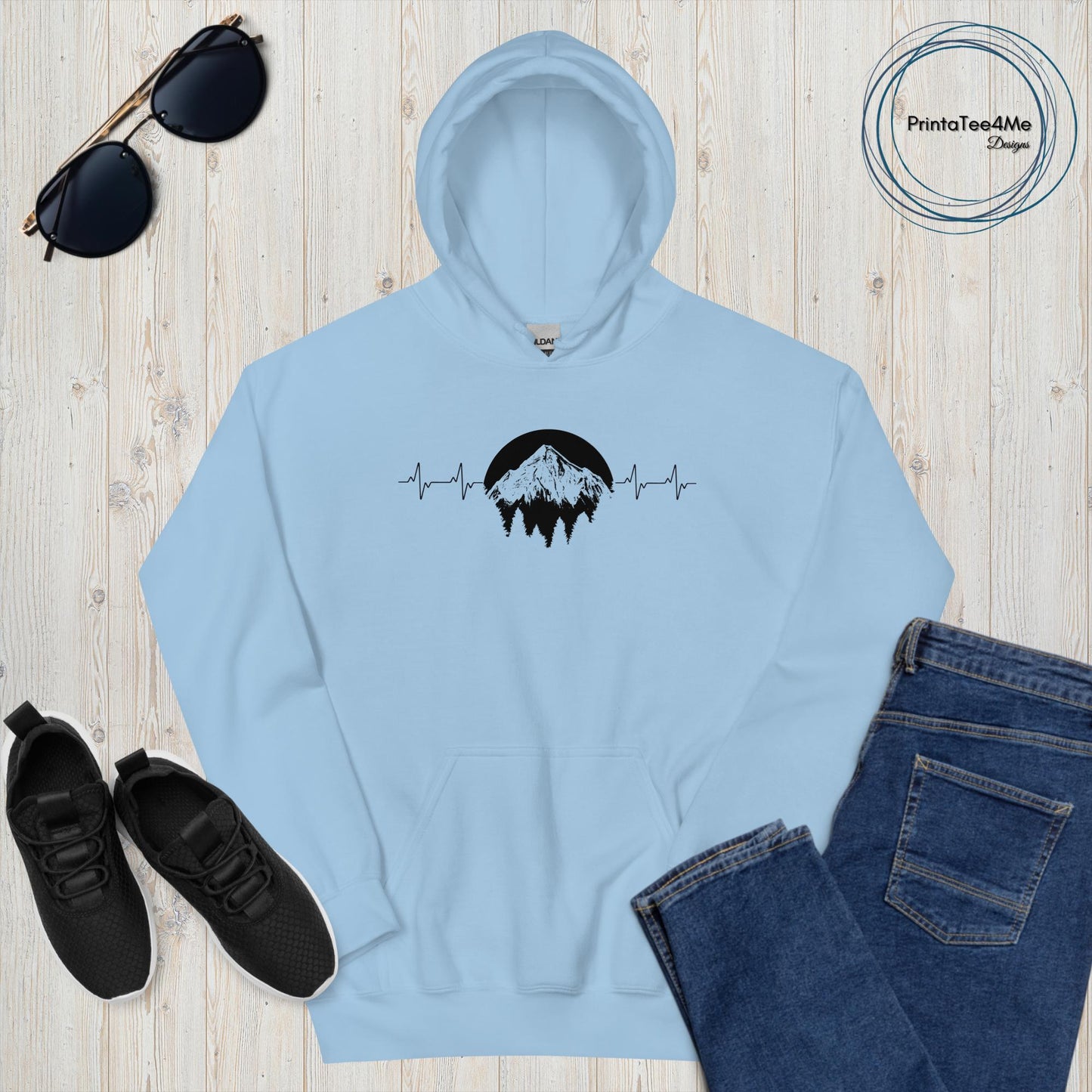 Mountain Heart Beat - Hoodie