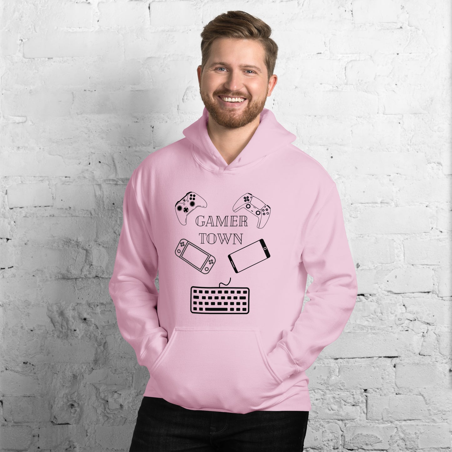 Gamer Town-Teen Hoodie