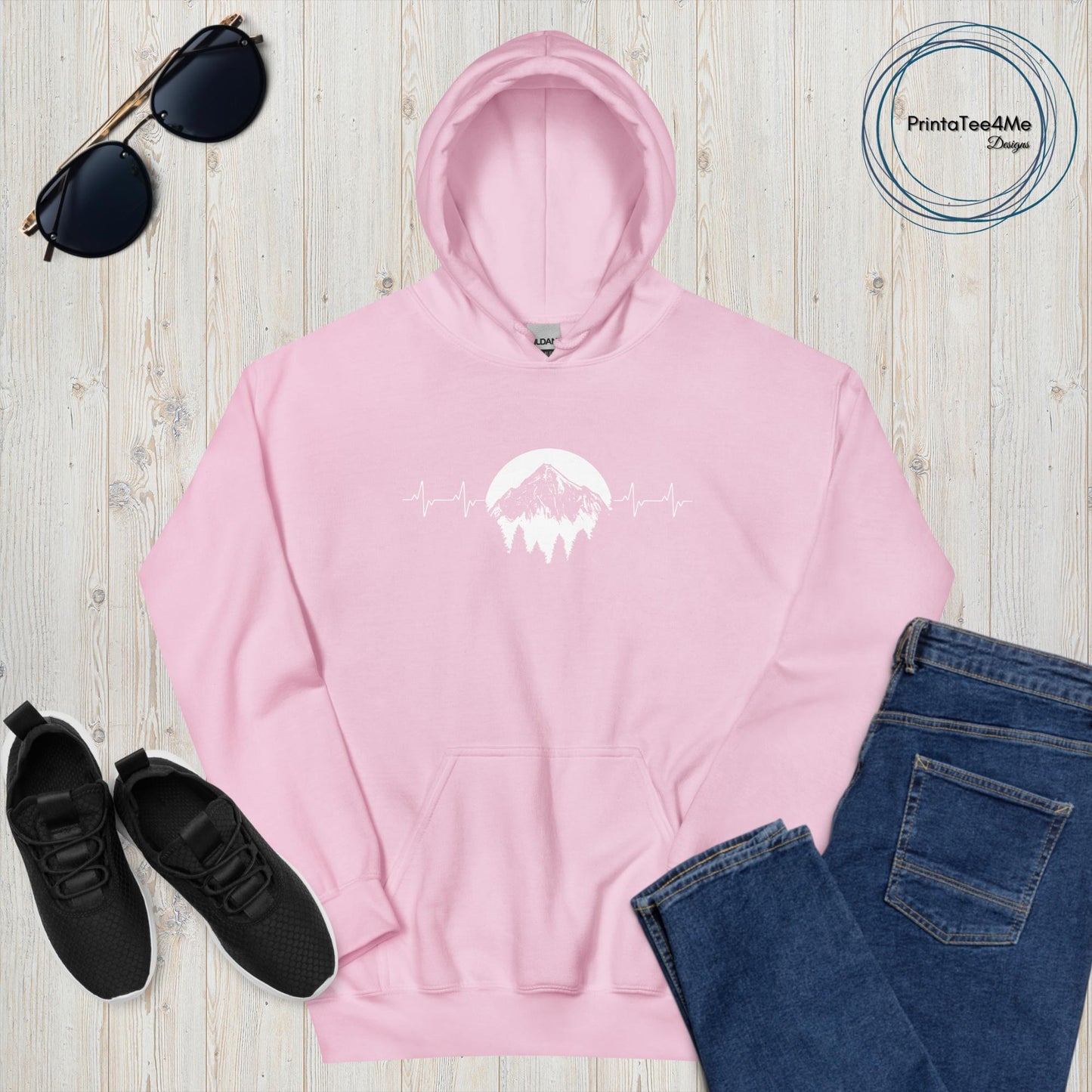 Mountain Heart Beat - Hoodie