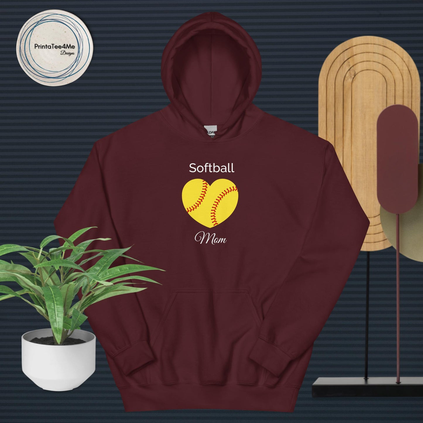 Softball Mom-Hoodie