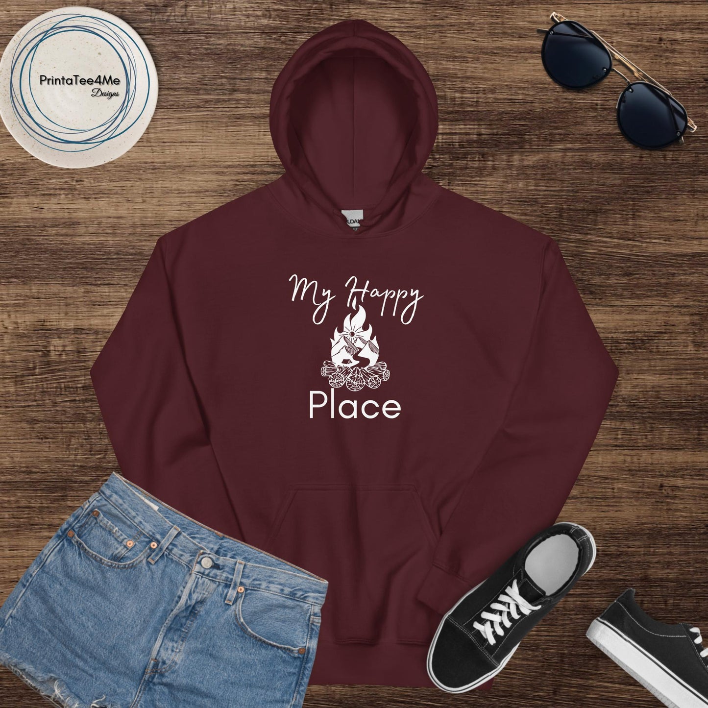 Happy Place Fire - Hoodie