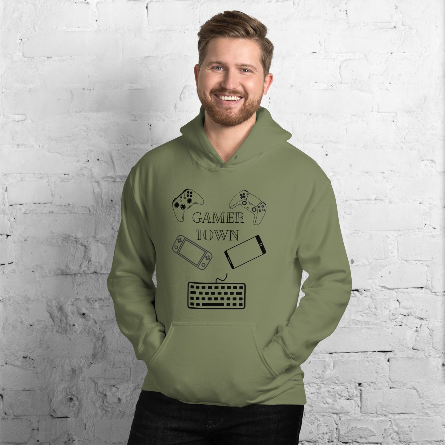 Gamer Town-Teen Hoodie