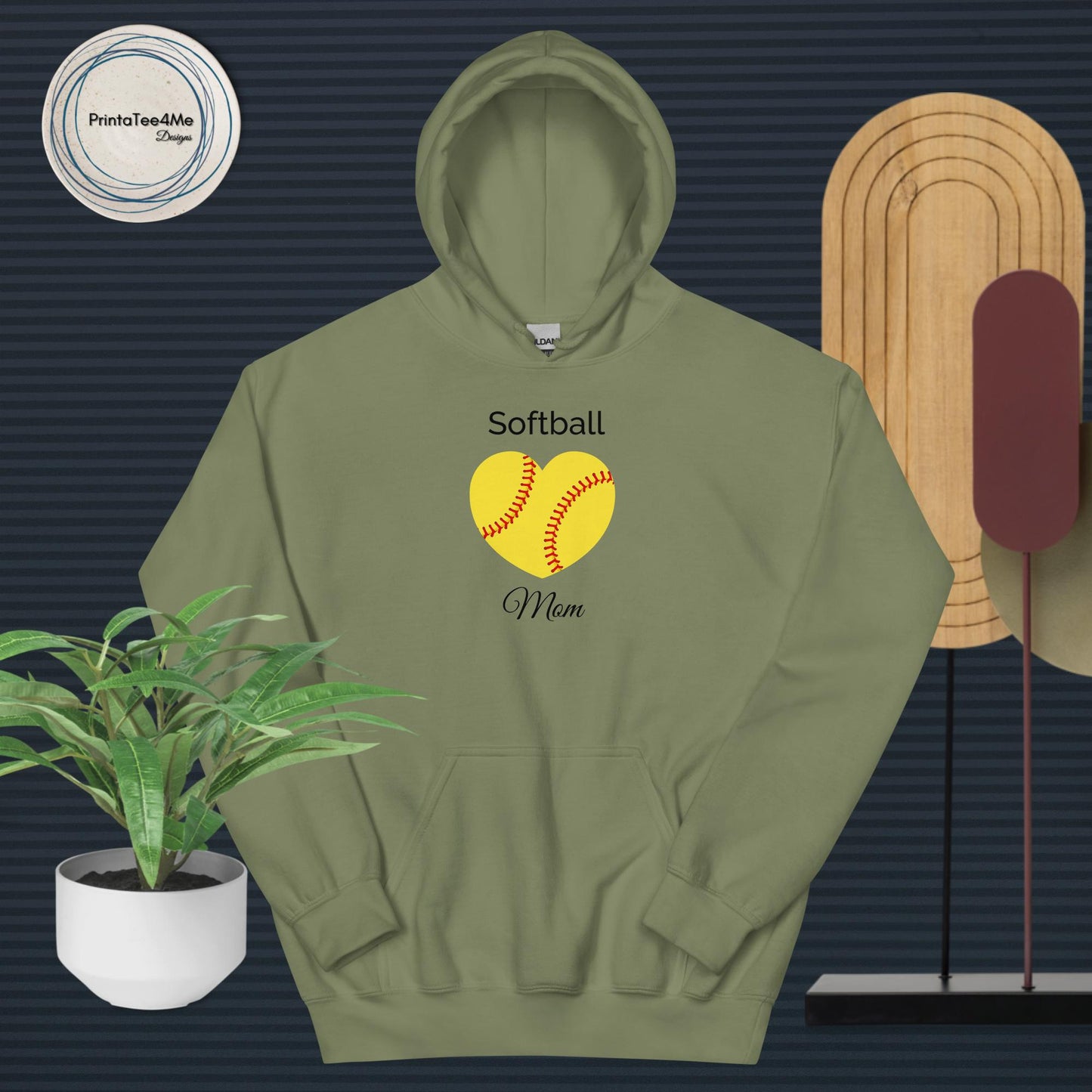 Softball Mom-Hoodie