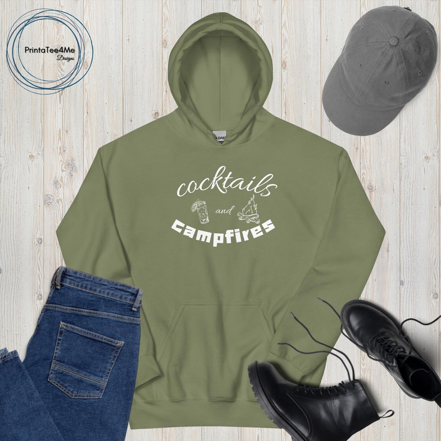 Cocktails and Campfires - Hoodie