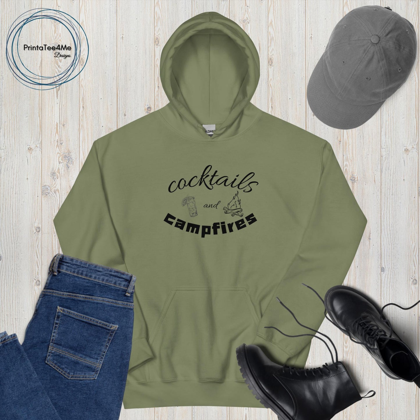 Cocktails and Campfires - Hoodie