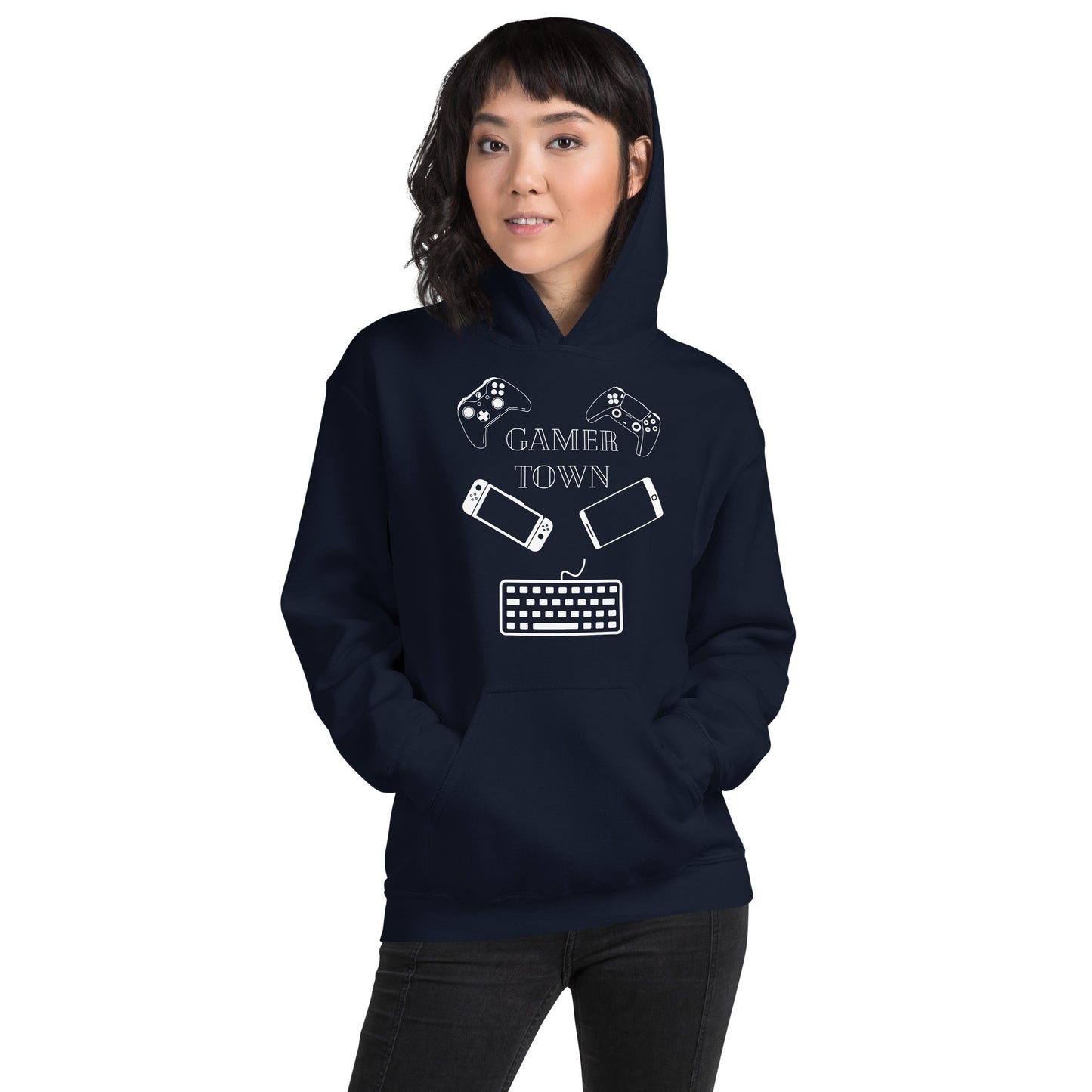 Gamer Town-Teen Hoodie