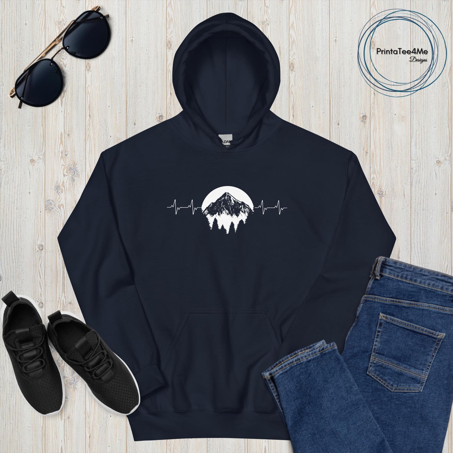 Mountain Heart Beat - Hoodie