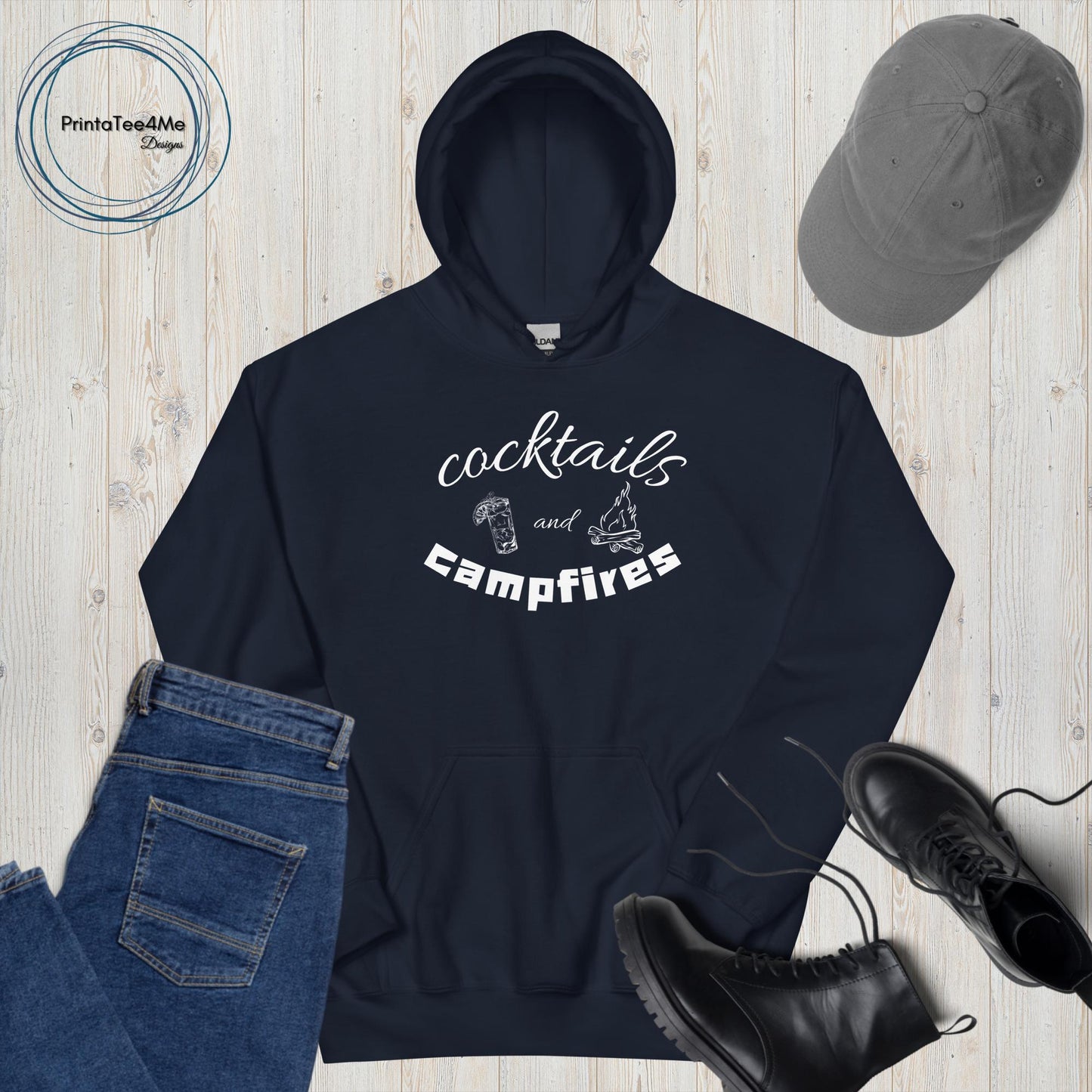 Cocktails and Campfires - Hoodie