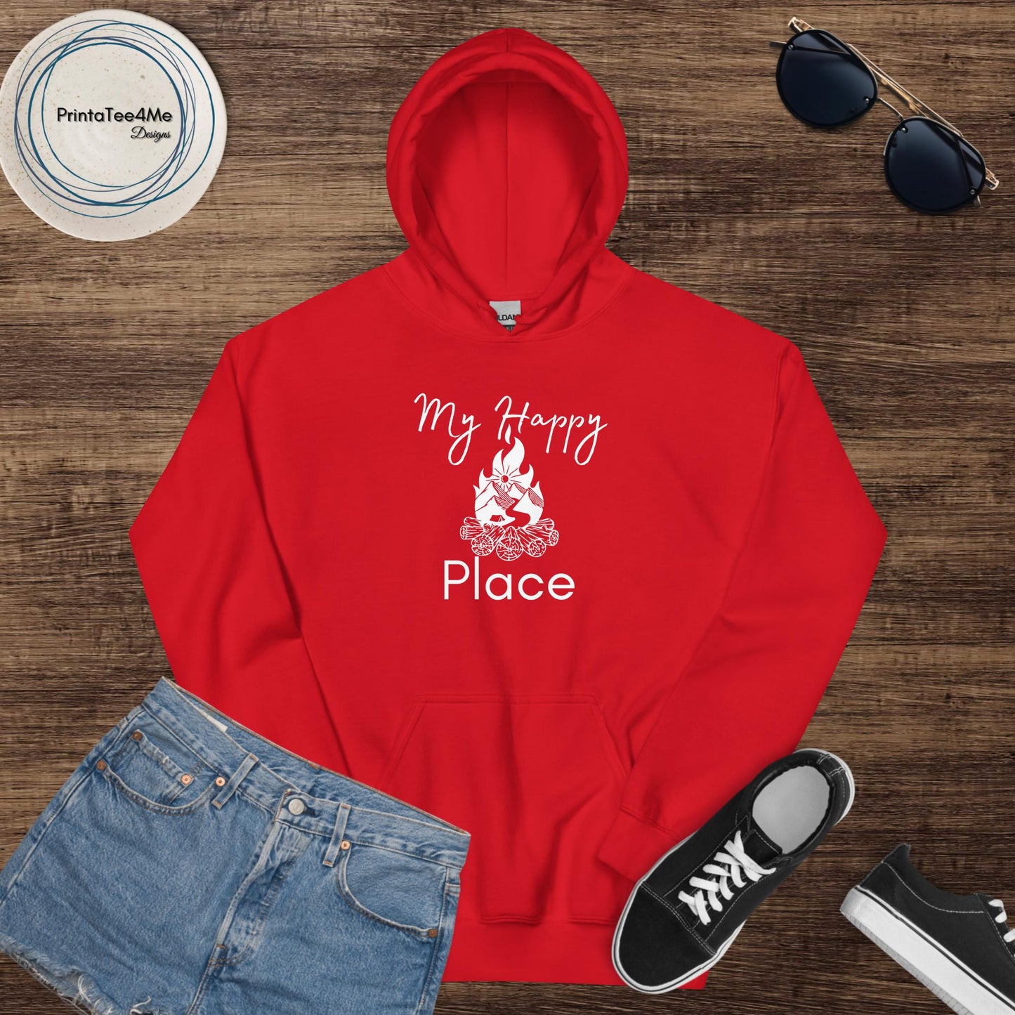 Happy Place Fire - Hoodie