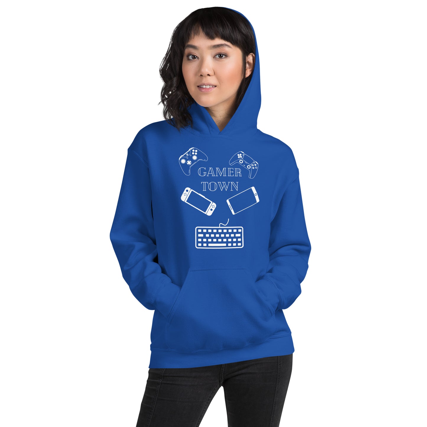 Gamer Town-Teen Hoodie