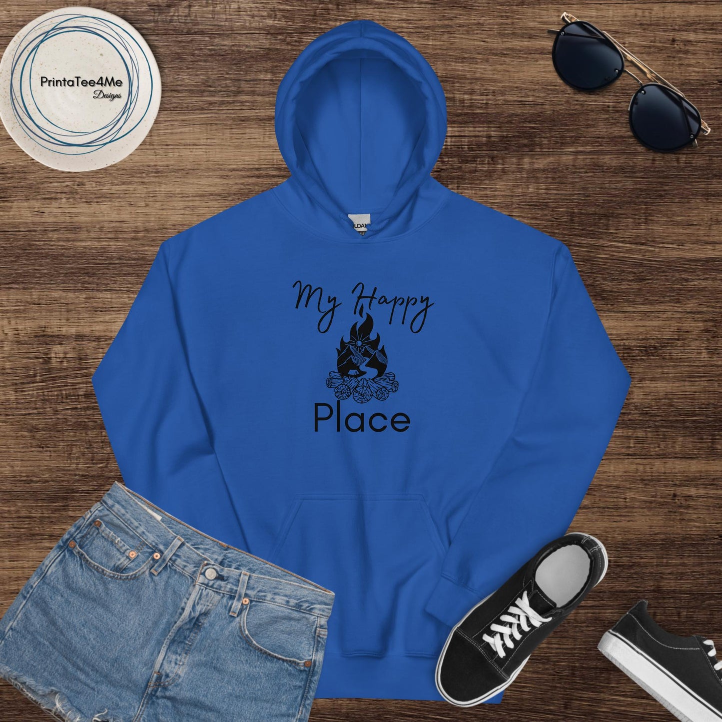 Happy Place Fire -  Hoodie