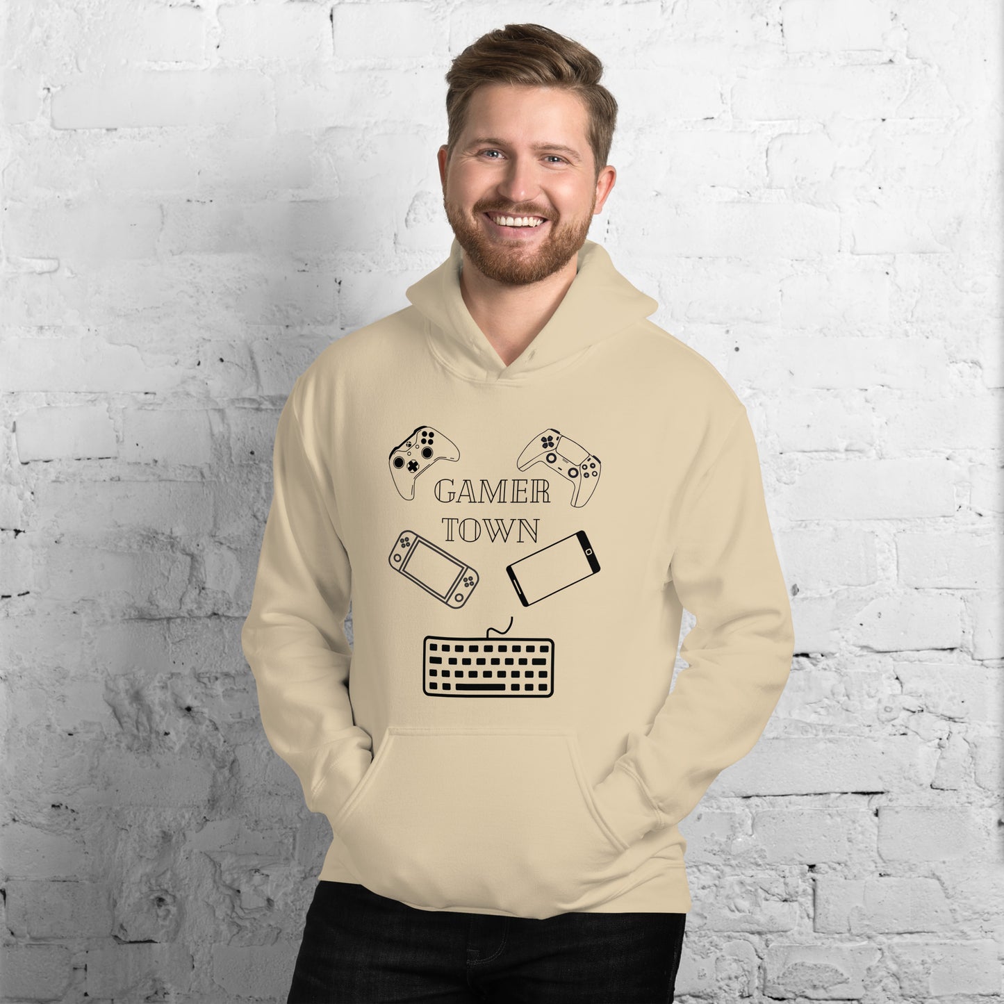 Gamer Town-Teen Hoodie