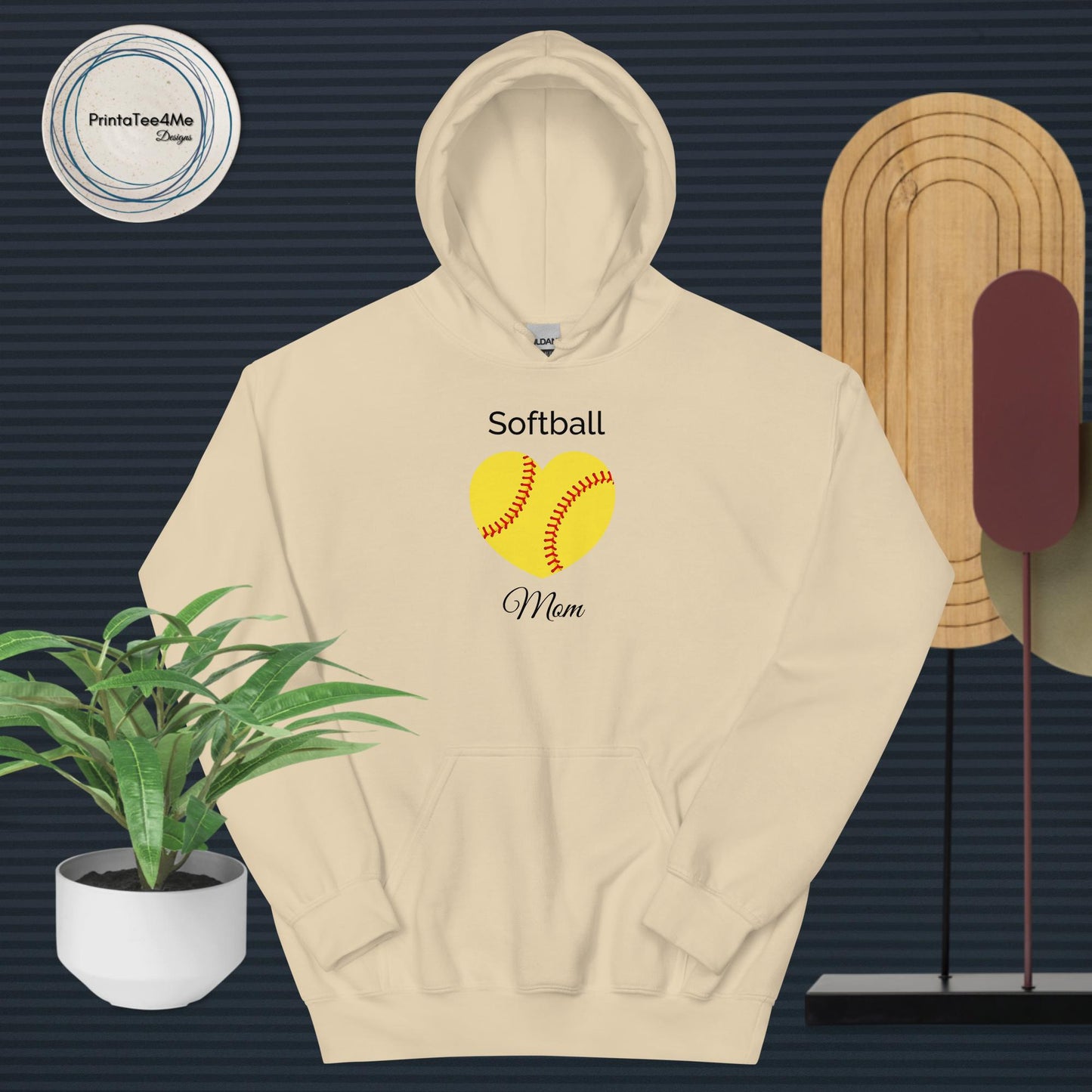 Softball Mom-Hoodie