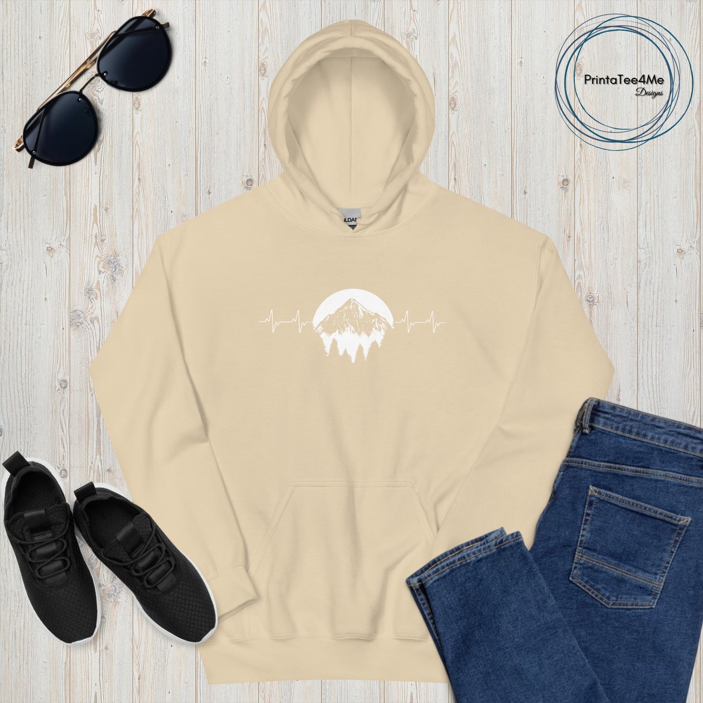 Mountain Heart Beat - Hoodie