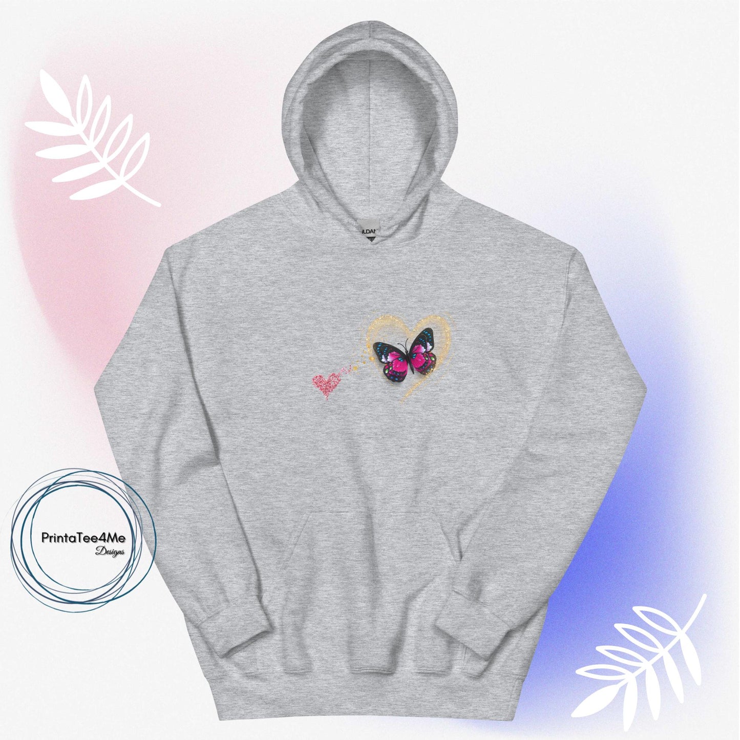 Heart-Pregnancy Loss Design Hoodie