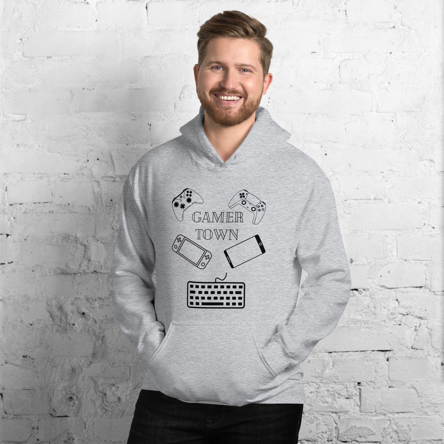 Gamer Town-Teen Hoodie