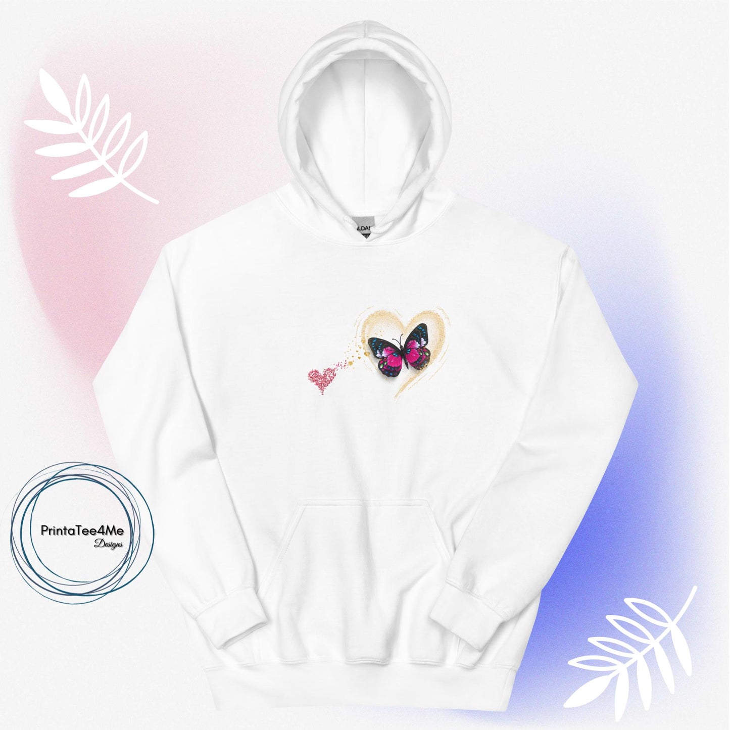 Heart-Pregnancy Loss Design Hoodie