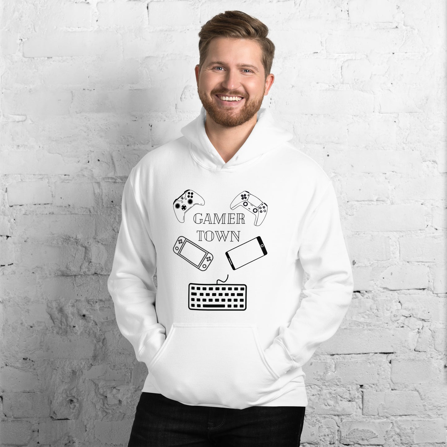 Gamer Town-Teen Hoodie