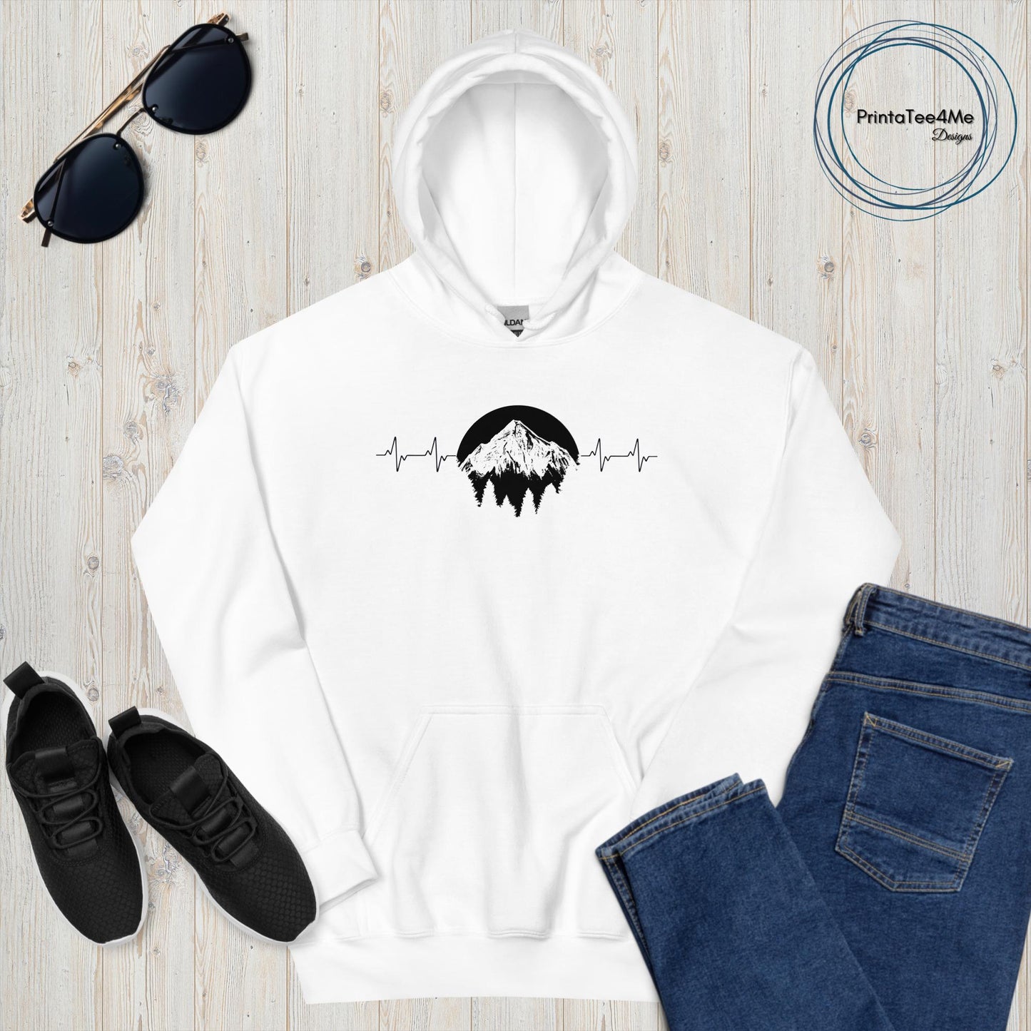 Mountain Heart Beat - Hoodie