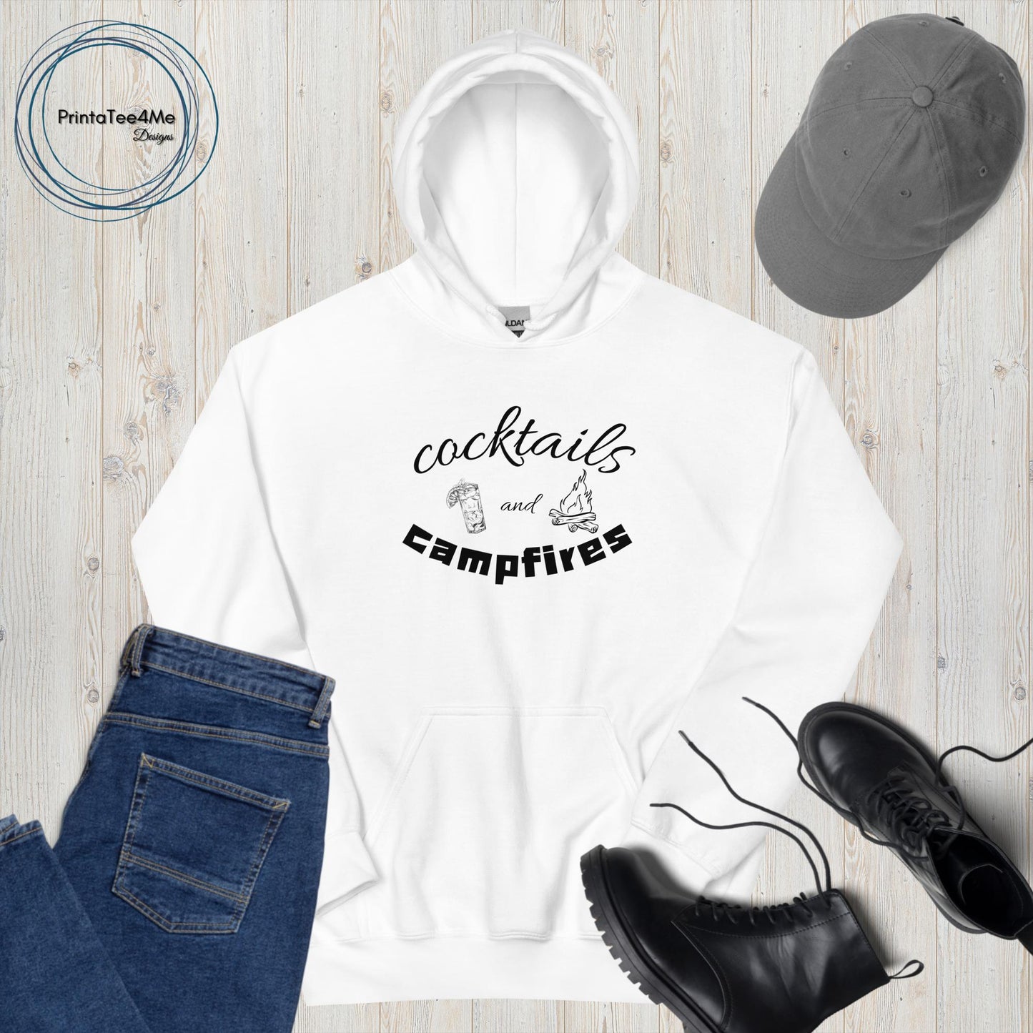 Cocktails and Campfires - Hoodie