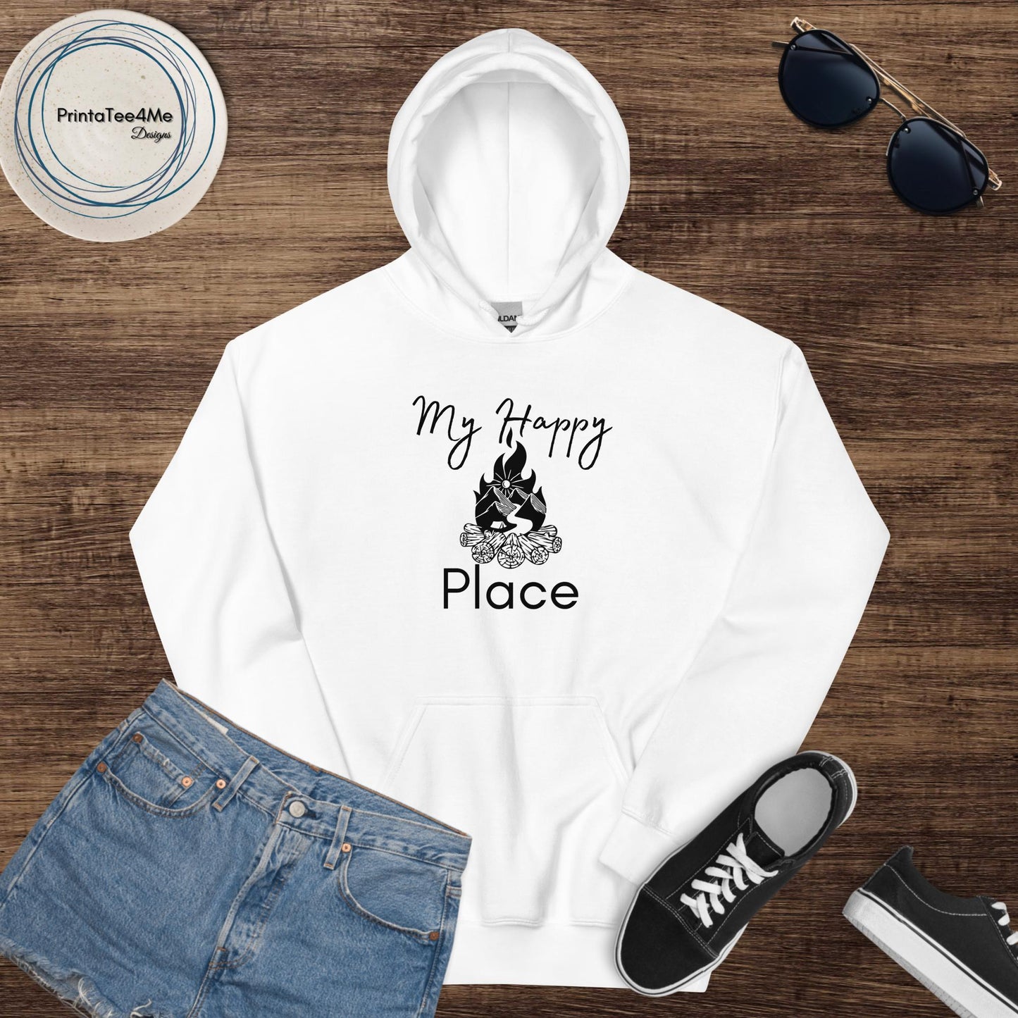 Happy Place Fire -  Hoodie