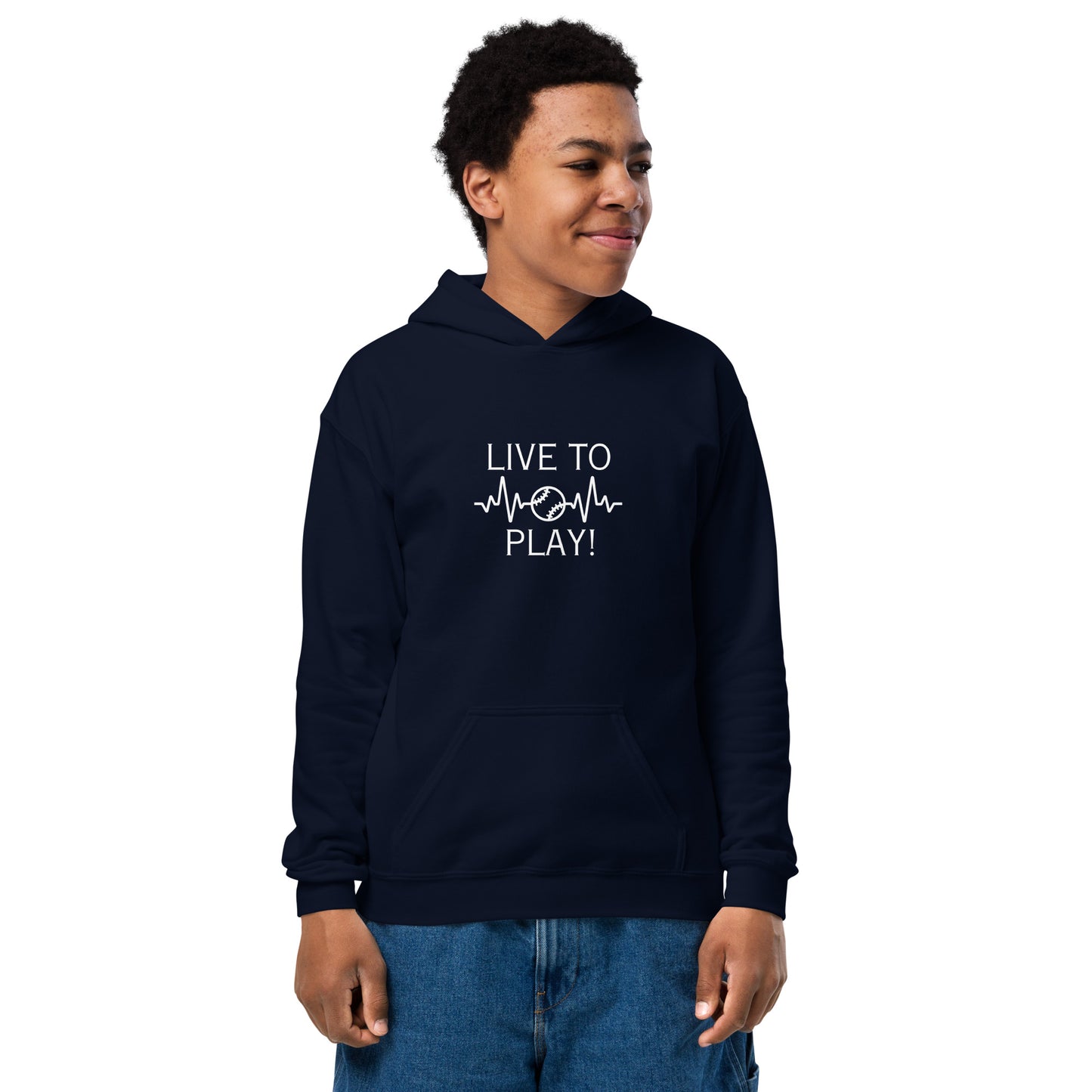 Live to Play Baseball hoodie