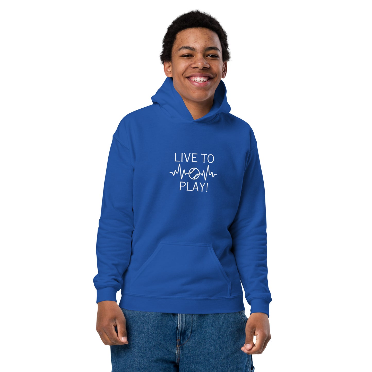 Live to Play Baseball hoodie